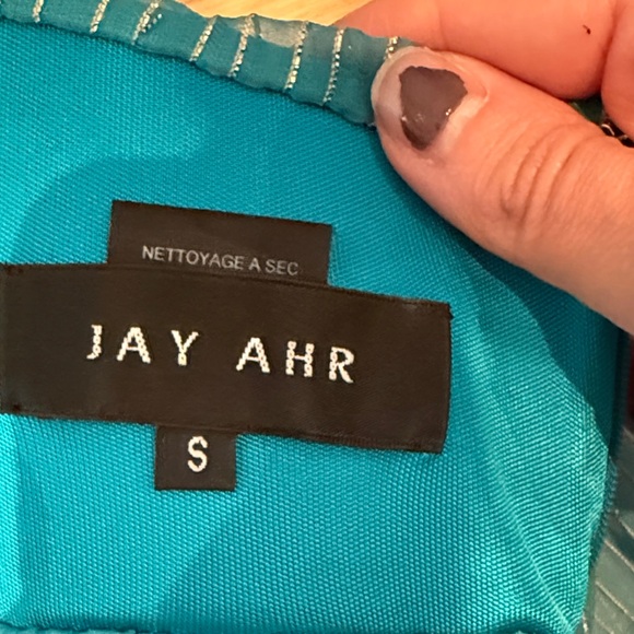 Chic Blue Ruffled Mini Dress - Picture 7 of 10